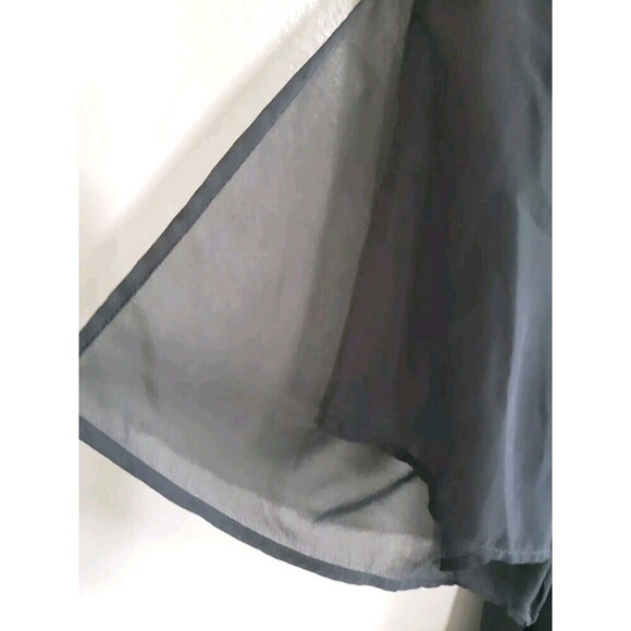 Torrid Dress Womens Size 4 Black Cold Shoulder Sheer Split Sleeve Event - Picture 4 of 11